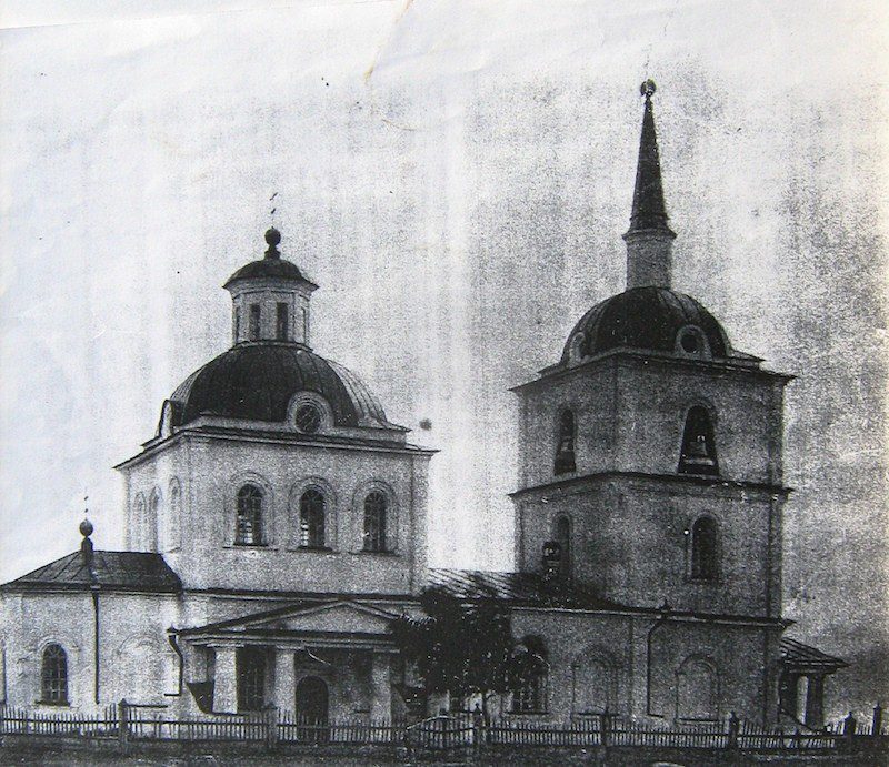 Храм с колокольней, 1910-е годы.